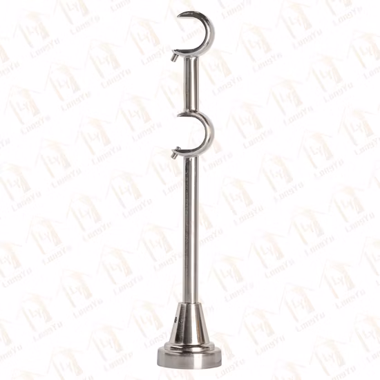 アルミシングルカーテンロッドブラケット、カーテンポールブラケット