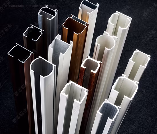 カーテンロッドセットブラック天井マウントシャワーホテルアルミカーテン